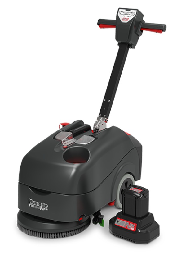 Numatic TTB1840NX-R-HM Compact Scrubber Drier with 2 Batteries